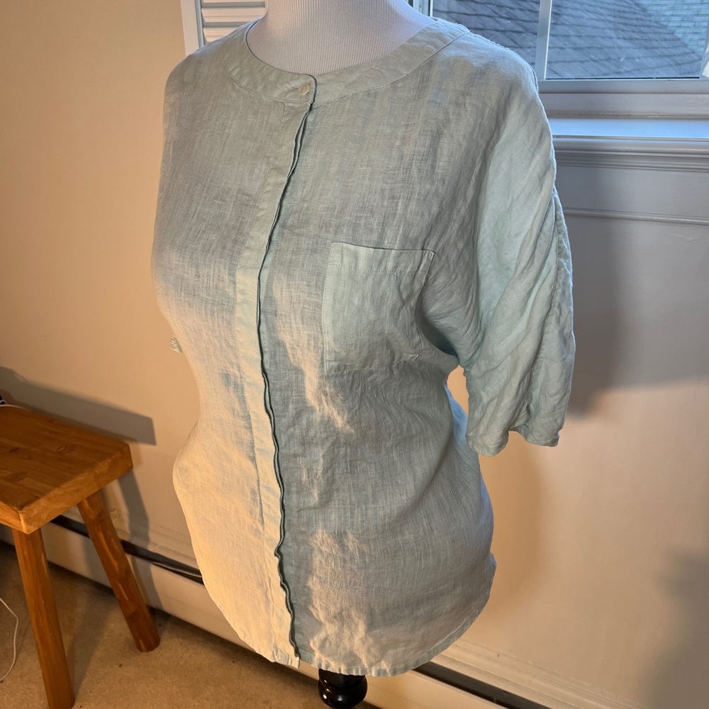 Classic Jaeger 100% Linen Shirt